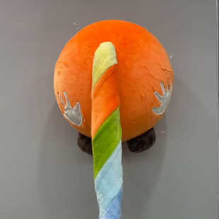 新年春节网红毛绒拍马屁互动装置商场店铺节日装饰用品打卡点布置