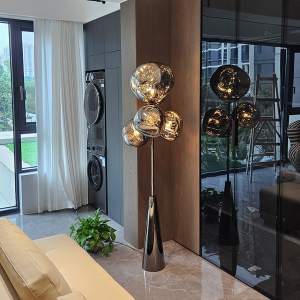 北欧简约熔岩落地灯氛围立式灯