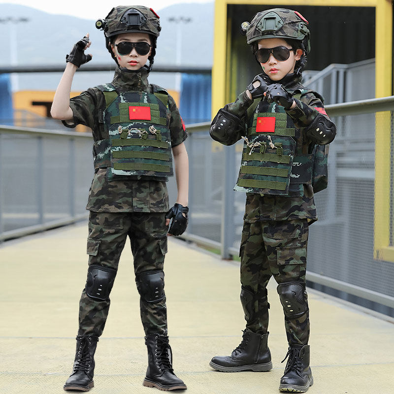 儿童迷彩服男女童套装夏季中小学生幼儿园户外特种兵军训服夏令营,童装/婴儿装/亲子装,儿童演出服,淘宝优惠券,粉丝福利购,淘宝优惠卷