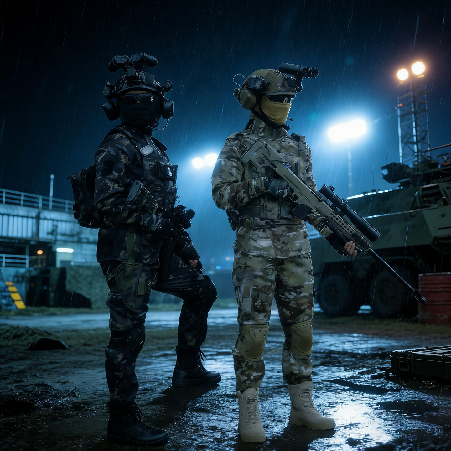 迷彩服儿童套装男女童战术特种兵中小学生军训表演服迷彩演出套装