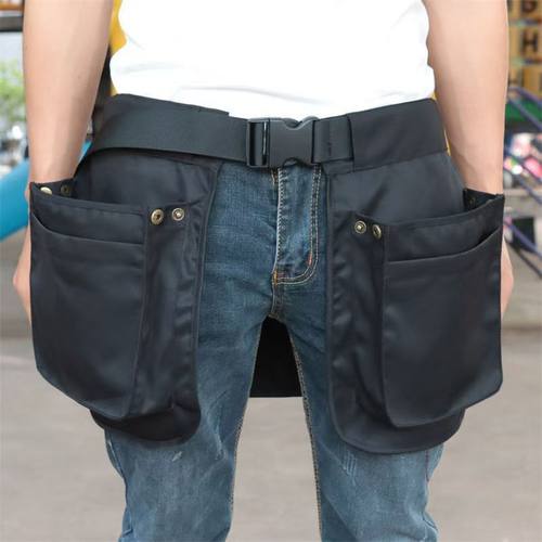 户外休闲百搭多功能围裙腰包登山旅行工地工作多口袋拉链战术腰封