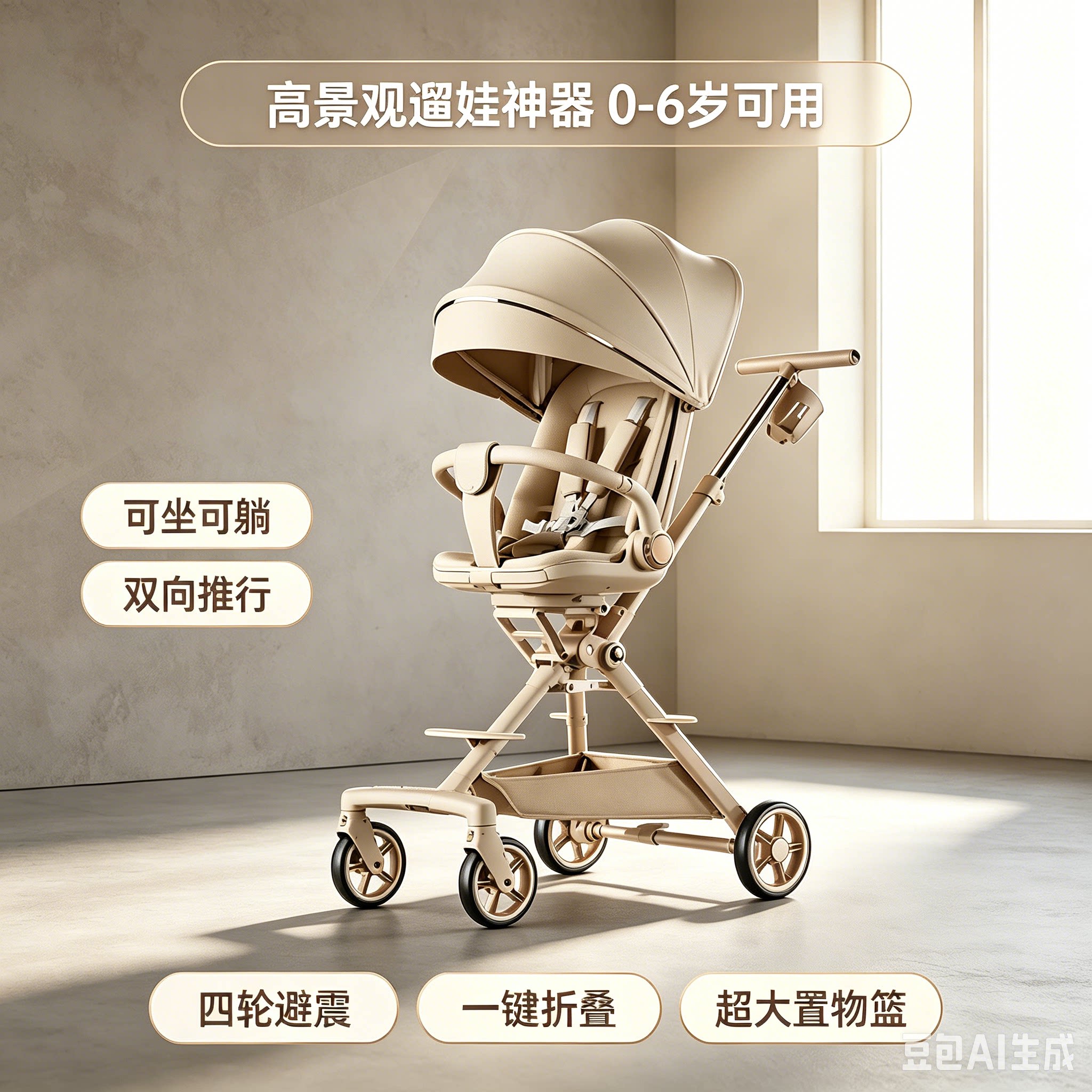 【六重避震】高景观遛娃神器
