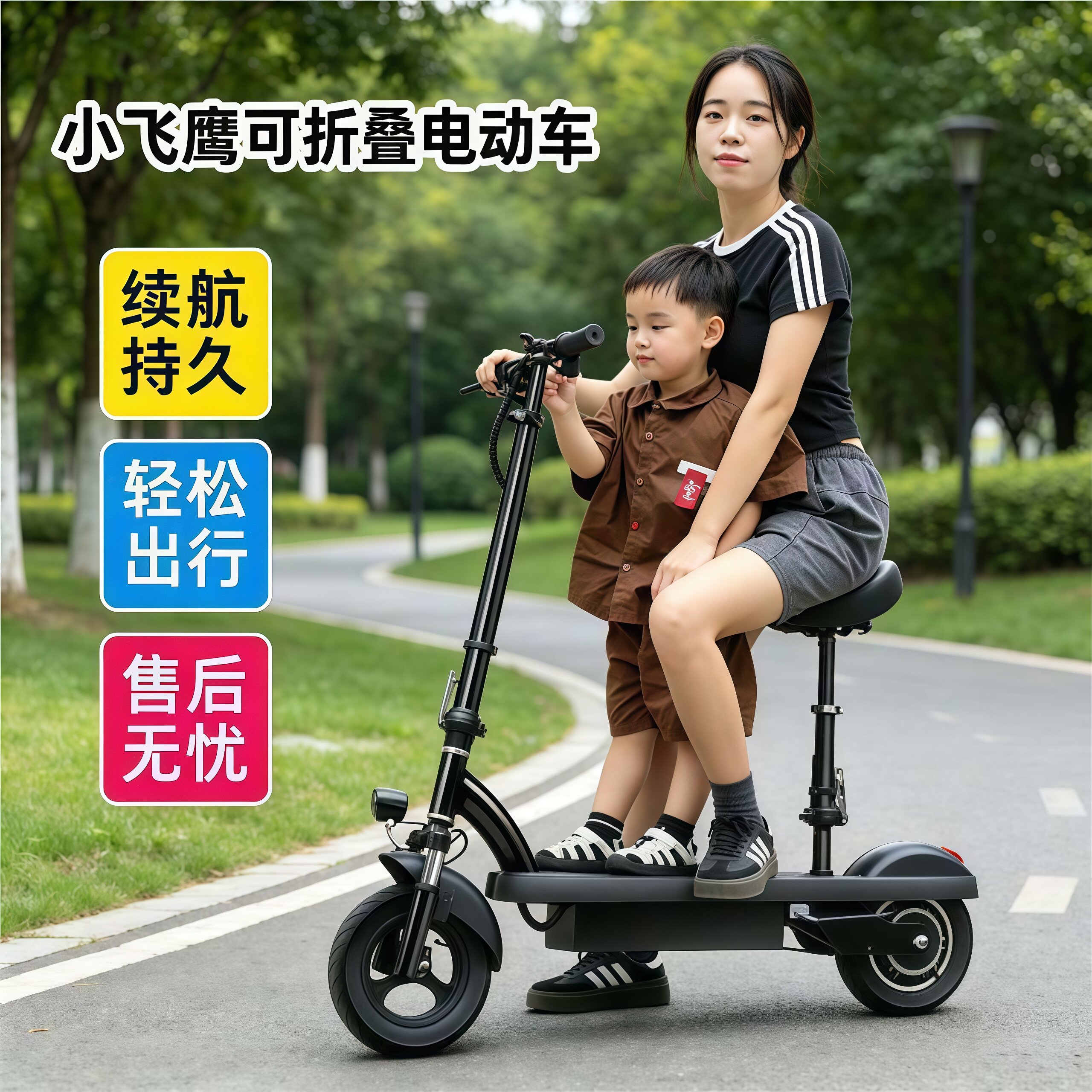 【折叠】小型便携折叠代步电动车
