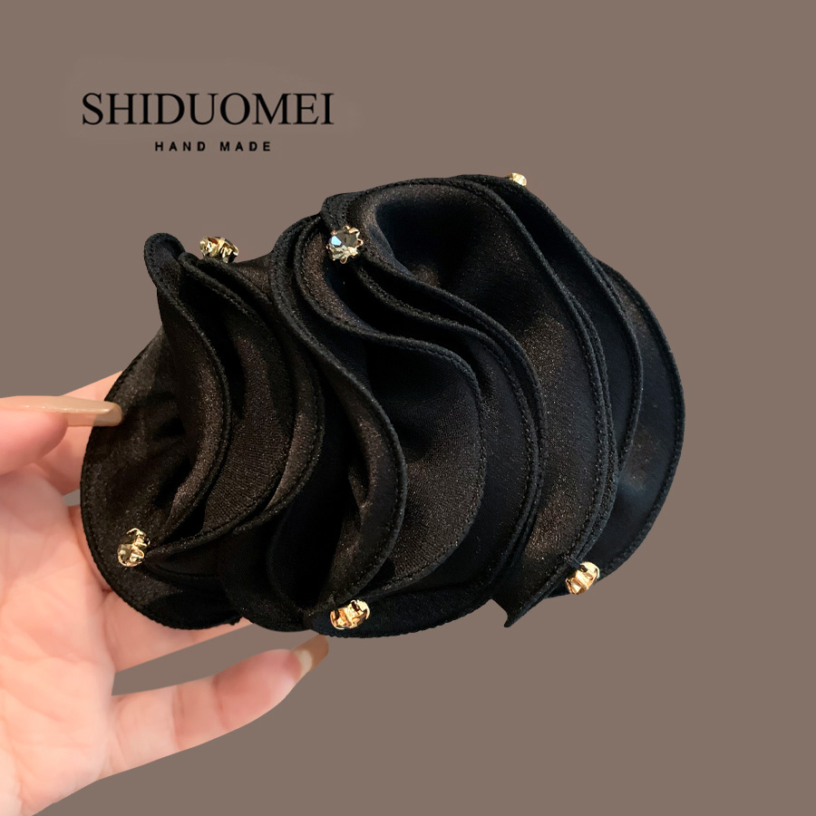 饰多美云朵泡泡纱弹簧夹发夹