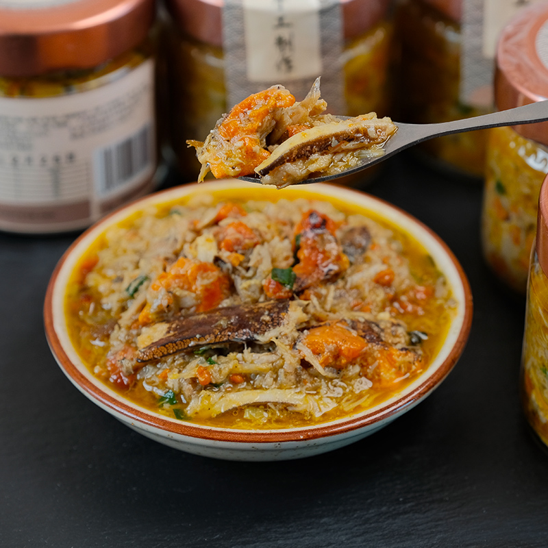 【现货直发】 金沐运澄 严选精品蟹黄酱 拌面拌饭烧汤酱 秃黄油