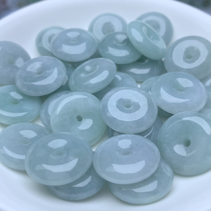 翡翠A货卡18mm大平安扣5颗,珠宝/钻石/翡翠,手链/手串,淘宝优惠券,粉丝福利购,淘宝优惠卷