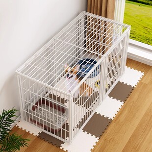 狗笼子中型小型犬狗窝室内家用泰迪柴犬博美比熊宠物专铁猫笼狗窝
