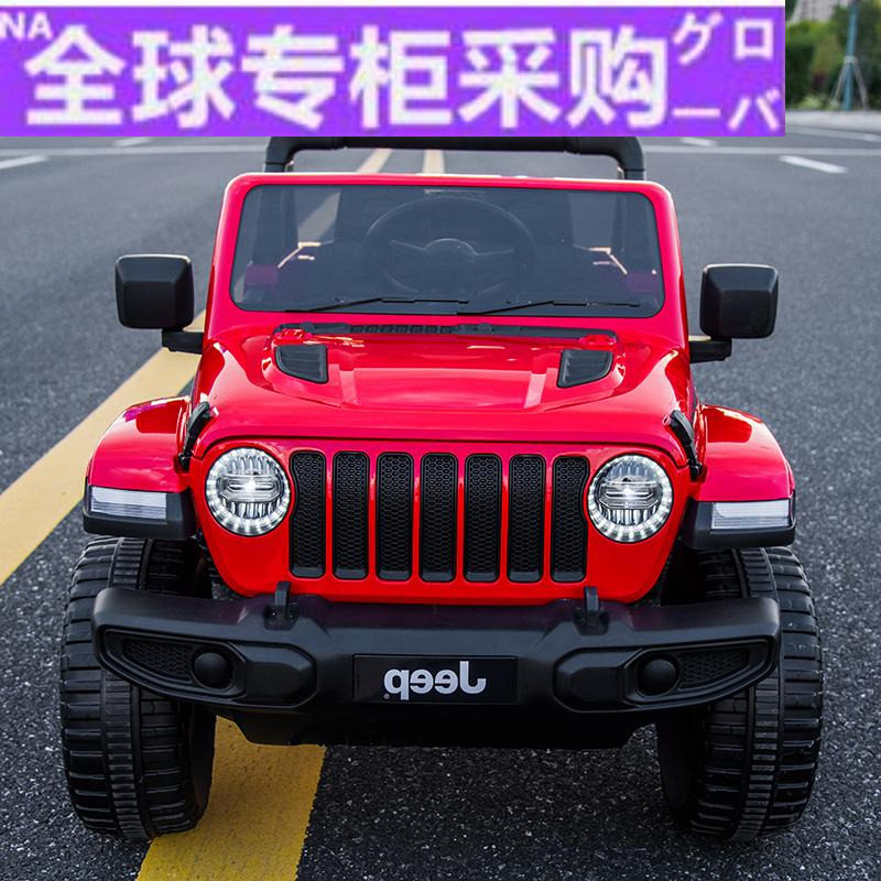 欧洲新款JEEP/吉普儿童电动车四轮小孩遥控汽车宝宝四驱越野玩具