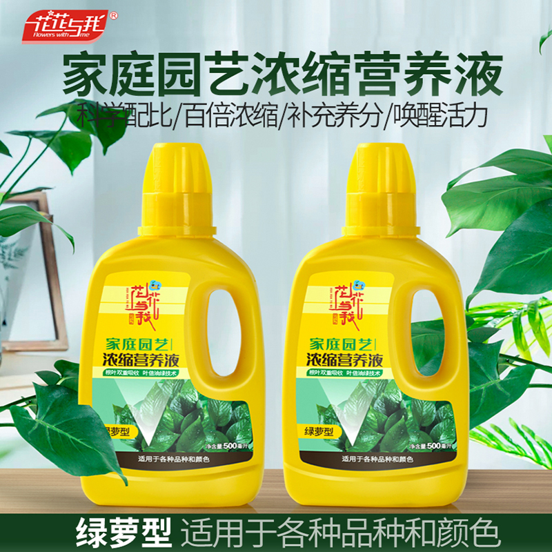 高浓缩绿萝专用营养液花花与我