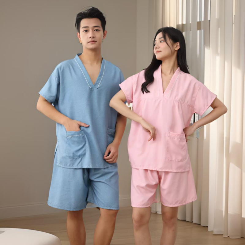 汗蒸服女2026新款桑拿服男士洗浴中心足浴按摩足疗店纯棉按摩浴服,居家布艺,汗蒸服,淘宝优惠券,粉丝福利购,淘宝优惠卷