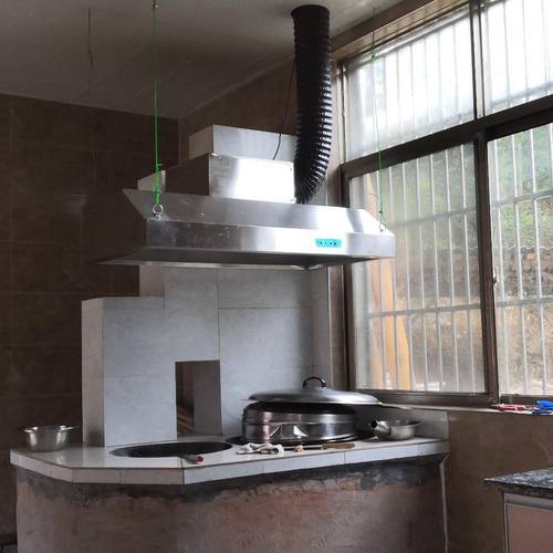 商用抽油烟机不锈钢排烟罩小型饭店家用农村土灶油烟机厨房油烟罩