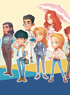 波西亚时光官方周边原画NPC人物立牌