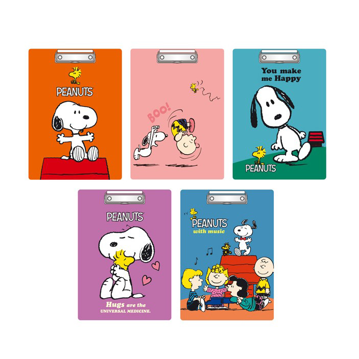 韩国史努比A4板夹文件夹写字垫板