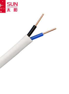 南平太阳牌2芯硬护套线BVVB2*1/1.5/2.5/4/6平方阻燃家用照明电线