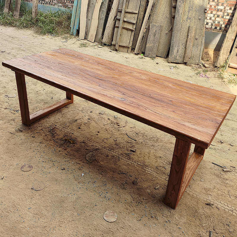 老榆木桌子儿童写字桌复古大板桌实木餐桌原木茶台板家用吧台长桌,住宅家具,吧台,淘宝优惠券,粉丝福利购,淘宝优惠卷