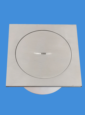 304不锈钢清扫口地面扫除口PVC下水管堵头检修口DN50 75 110 160