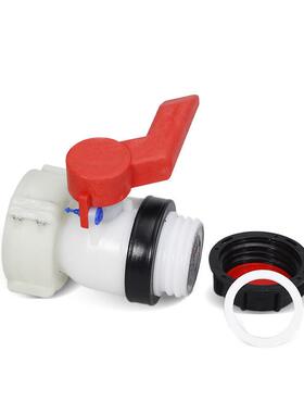 100开0方箱耐酸碱放料阀171阀门球阀iL件bc塑料吨桶关配dn50蝶阀