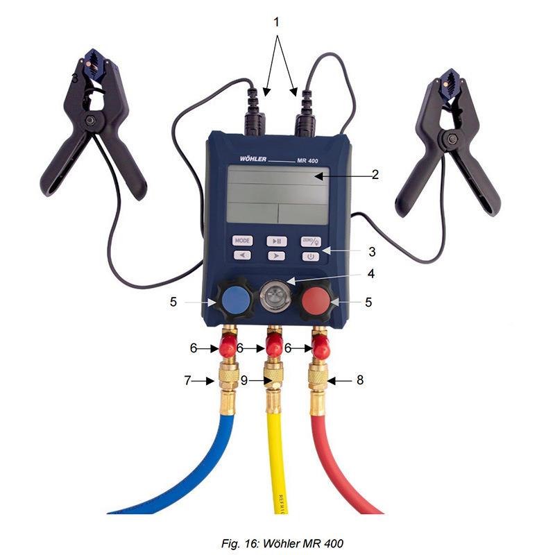 力德冷国WohlCBIer屋尔乐媒智能表媒秤歧管压计歧管仪MR4冷00