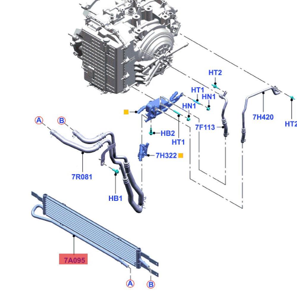 MC波箱散热器F1F7ZA05AFGAH1FP7869ABF1FKP7869ACF1F9Z7A095D
