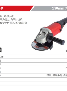 KEN锐奇角磨机9950D1240大功率150角向磨光机 9550B角磨机