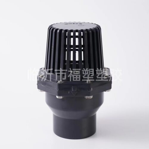 UPVC翻版底阀 法兰底阀底部止回阀底部单向阀 塑料终端过滤止逆阀