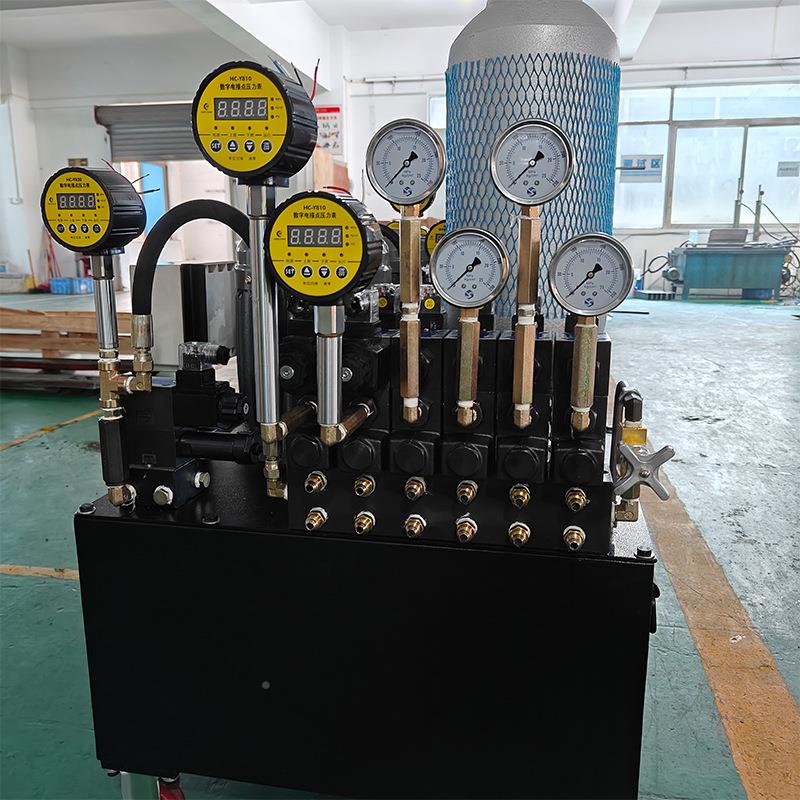 带能液压站6研0L成套液压系统泵站油电磁阀器液KGQ压动力单元厂蓄