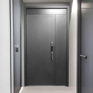 厂家直销锌合金甲级防盗门入户门静音防撬智能门进户大门子母门