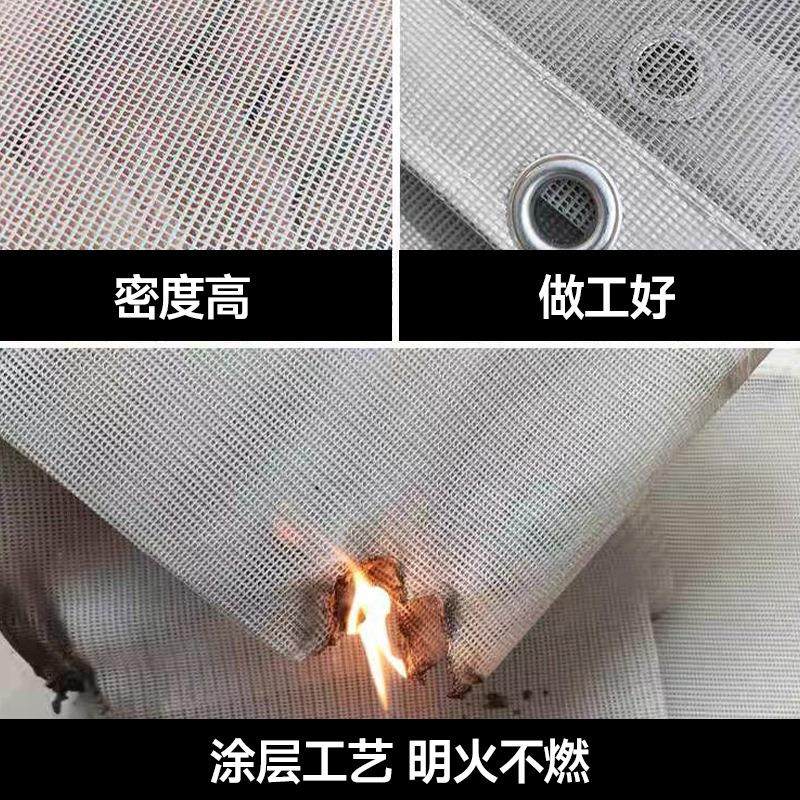 阻燃防护网聚乙烯密目网防尘防坠网工程防护网建筑工地爬架网