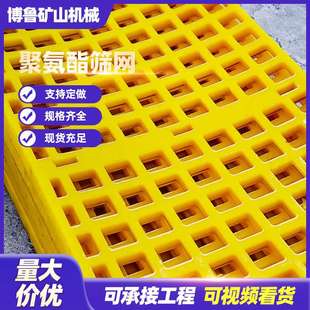 聚氨酯筛网PU脱水筛网筛板振动聚氨酯复合筛板脱水聚氨酯冲孔筛网