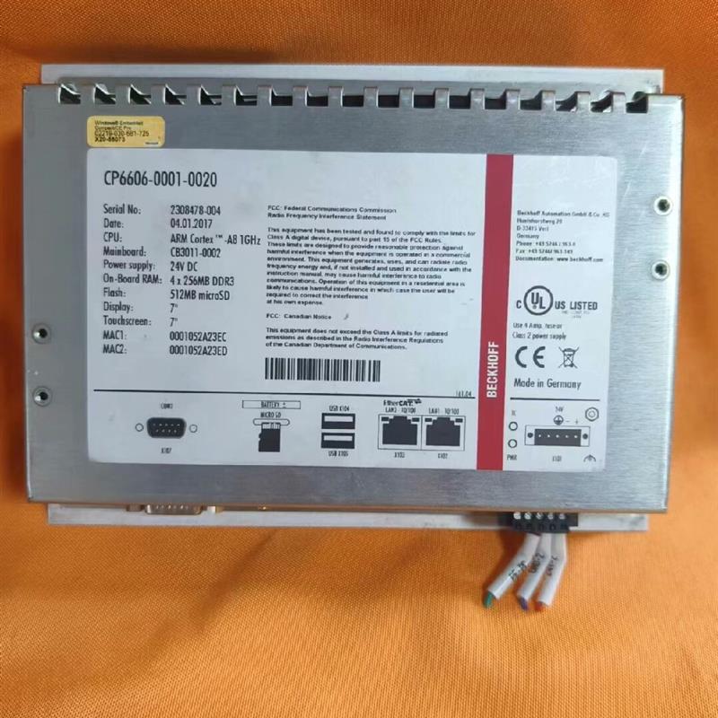 《议价》拆机倍福PC一体机CP6606-0001-00207寸屏
