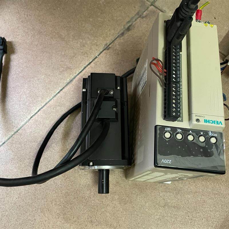 《议价》拆机伟创电气VEICHI SD600E-S2-R40带电机一,电子元器件市场,伺服电机/伺服系统/舵机,淘宝优惠券,粉丝福利购,淘宝优惠卷