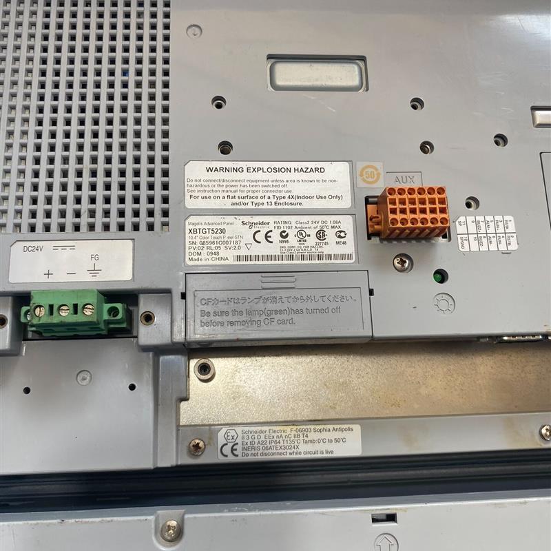 《议价》触摸屏型号XBTGT5230实物图成色如图 功能