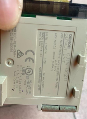 《议价》欧姆龙模块 CJ1W-OC211和CJ1W-ID211一起配