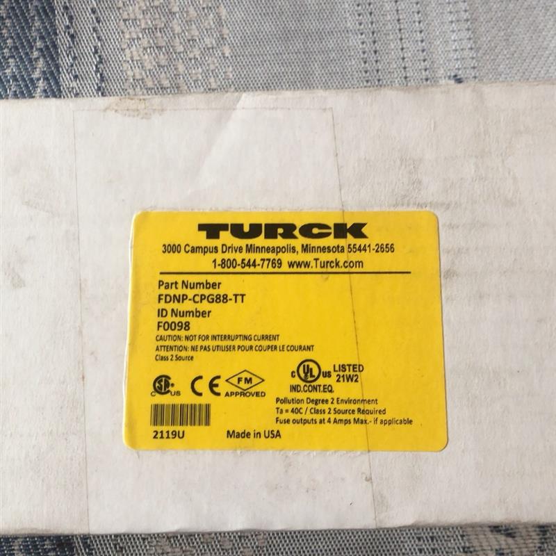 《议价》全新TURCK FDNP-CPG88-TT模块型号F
