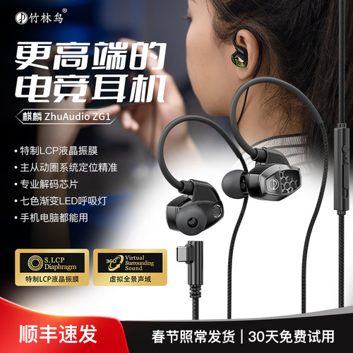 竹林鸟麒麟ZG1电竞耳机