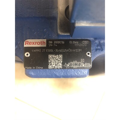 力士乐比例阀4WRKE27E500L-35/6EG24K31/A1D3M R901092786