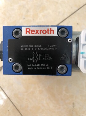 力士乐Rexroth电磁球阀M-4SED6Y14/350CG24N9K4 R900218655