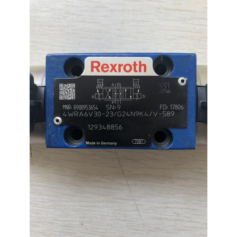 4WRA6V30-23/G24N9K4/V-589 R900953654力士乐比例阀德国产原装