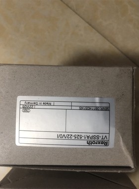力士乐放大器VT-SSPA1-525-22/V0/I 0811405145德国液压品牌