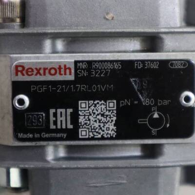 力士乐REXROTH齿轮泵PGF1-20/1.7RL01VM公称6cm