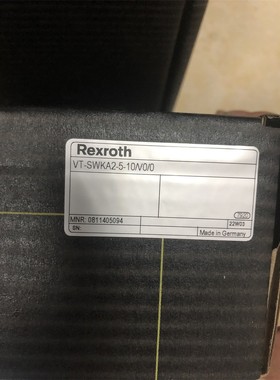 VT-SWKA2-5-10/V0/0 0811405094力士乐比例放大器电路板德国原装