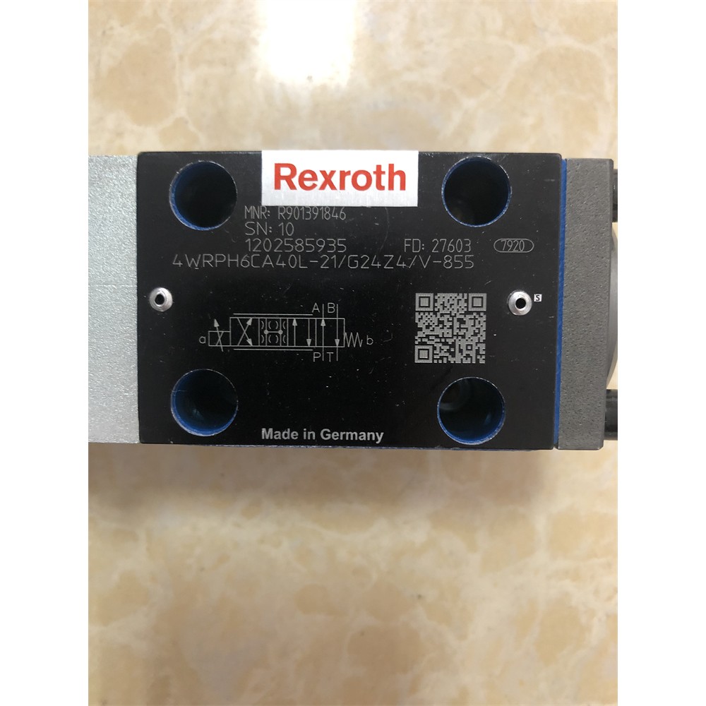 力士乐比例阀R901391846 4WRPH6CA40L-21/G24Z4/V-855德国原装