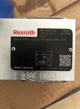 R901011180 DBAW25BF2-23/315-315-6EG24N9K4A08力士乐溢流阀原装