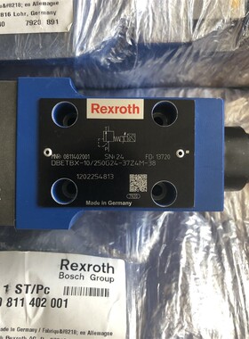 力士乐比例阀0811402001 DBETBX-10/250G24-37Z4M-38德国机械配件