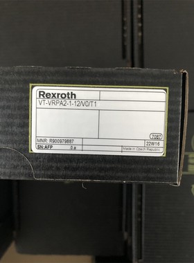 力士乐放大器VT-VRPA2-1-12/V0/T1 R900979887德国工业原装