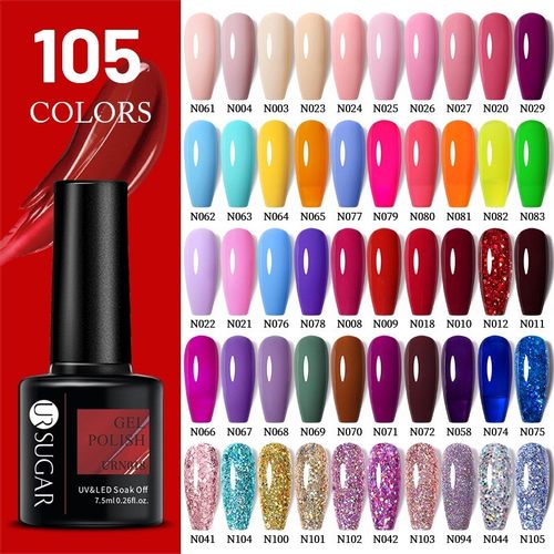 UR SUGAR 7.5ml Glitter UV Gel Nail Polish Glitter Sequ Soak