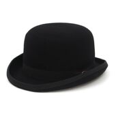 Hat Wool 羊毛呢卷边圆顶礼帽爵士帽 Derby Bowler Felt Fedora