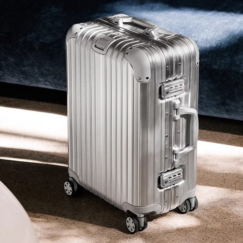 All Aluminum Carry On Luggage Case Alloy Metal Suitcase TSA