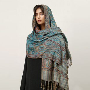 Imitation cashmere scarf ethnic style scarf shawl围巾披肩