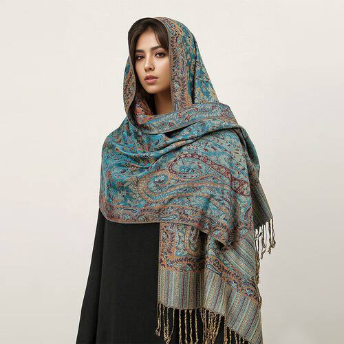 Imitation cashmere scarf ethnic style scarf shawl围巾披肩